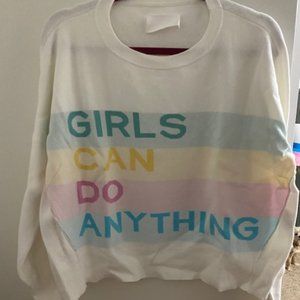 Zadig & Voltaire 'Girls Can Do Anything' Sweater